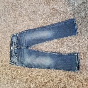 Silver Santorini cropped jeans